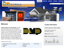 Tablet Screenshot of calsecvidsys.com